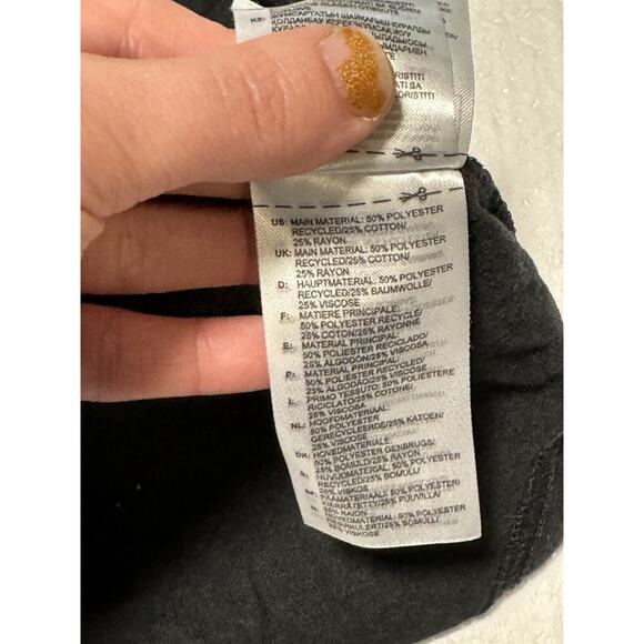 Adidas Women's Cursive Girl Woman Female Boss Training Tank Top Shirt XS Black - Picture 6 of 9